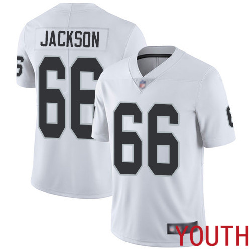 Oakland Raiders Limited White Youth Gabe Jackson Road Jersey NFL Football #66 Vapor Untouchable Jersey->youth nfl jersey->Youth Jersey